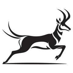 Antelope logo design, Antelope Vector Art And Graphics