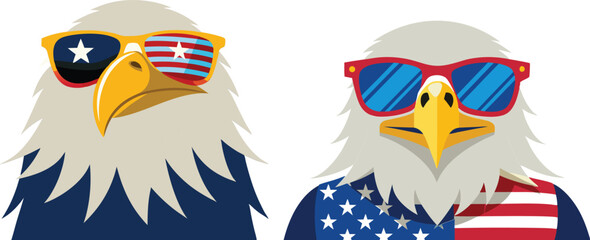American Eagle SVG, happy Independence Day, 4th of July
