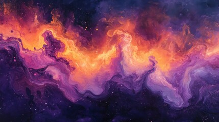 Abstract Cosmic Fire