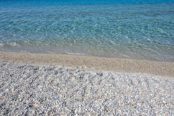 Kassandra coastline near Lagoon Beach, Chalkidiki, Greece