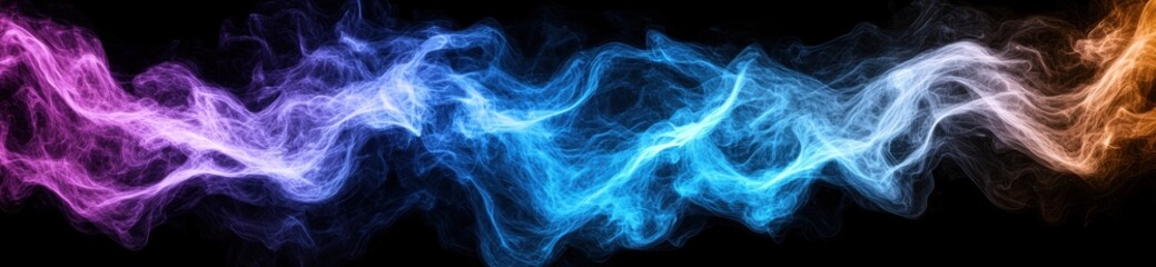 Obraz premium Vibrant abstract smoke background