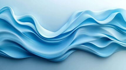 Fototapeta premium Abstract Blue Waves