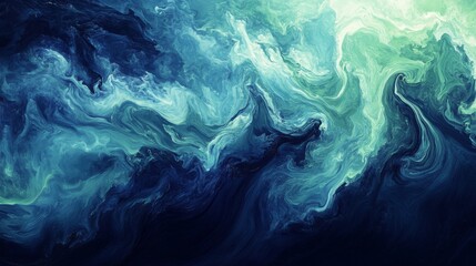 Fototapeta premium Abstract Ocean Waves