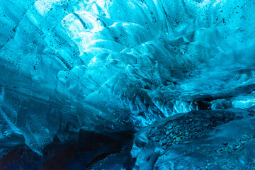 The Ice Caves of Vatnajokull Glacier National Park,  Iceland