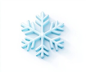 Snowflake, Symbol, Vektor, Hellblau, Free