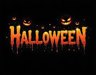 halloween text design