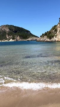 Voidokilia Beach - beautiful lagoon, Peloponnese Greece