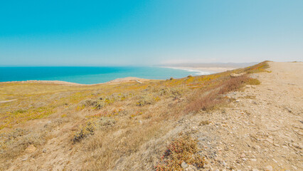 Beautiful Algarve coast, Portugal, in summer