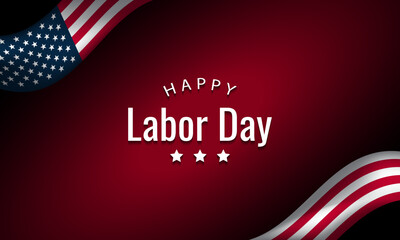Labor Day Background Design.