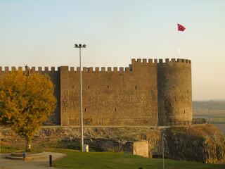The Roman Walls of Diyarbakir overlooking Hevcel Gardens ni Diyarbakir
