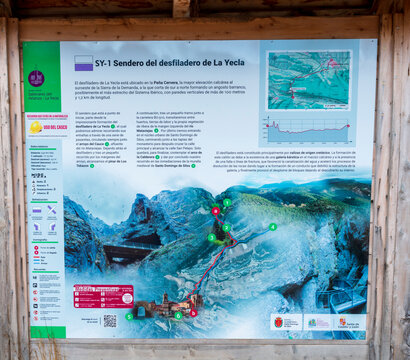 Yecla desfiladero de Yecla Burgos Sendero desfiladero yecla spain 2024 
