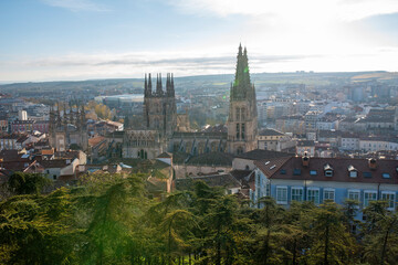 Fototapeta premium mirador del castillo burgos 2024