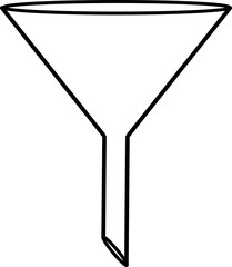 Cartoon Funnel Illustration