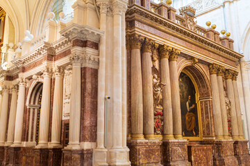 Obraz premium catedral de burgos interior detalles 2024