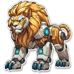 Lion Mech, Powerful and Majestic