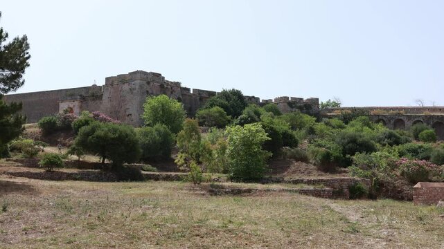 Beautiful New Castle of Pilos on Peloponnese, Greece.