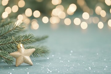 Sparkling stars twinkling on a magical Christmas night create an atmosphere of wonder and joy