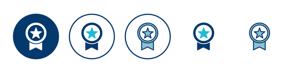 Achieve icon vector isolated on white background. Award vector icon. medal Vector icon . Achievement. stamp