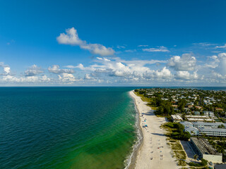 Aerial view of Anna Maria Island, Florida