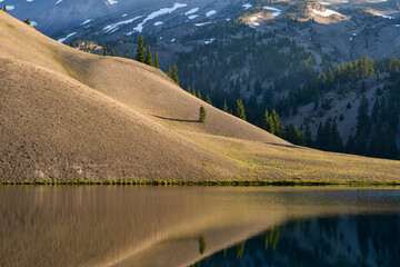 lake in the mountains