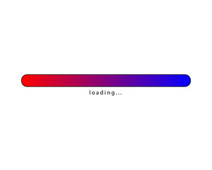 Collection Loading bar status icon. Vector illustration. Set of vector loaded icons. Download progress. Donload or Upload.