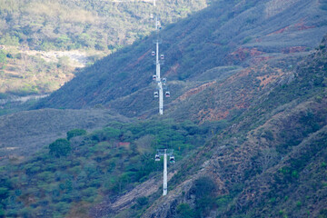 cable car in the chicamocha canon