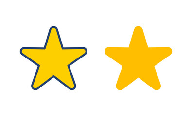 Star Icon vector. rating icon vector. favourite star icon