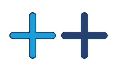Plus Icon vector. Add plus icon