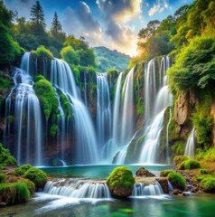 waterfall in the forest