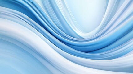Fototapeta premium A blue and white wave pattern with a white background
