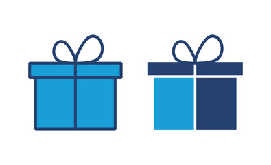 Gift icon vector. gift vector icon. birthday gift