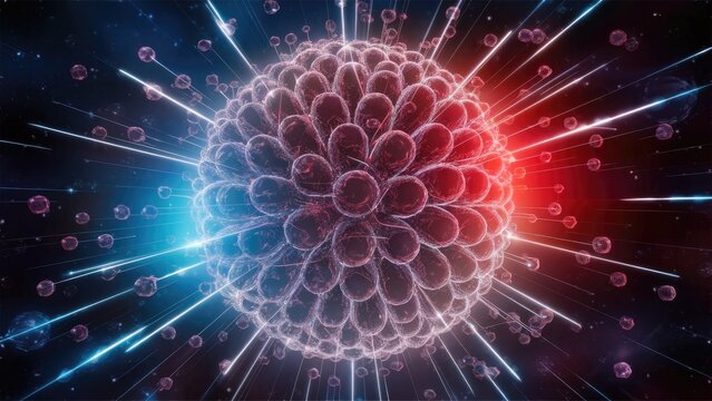 3D Visualization of Quarks: Subatomic Particles in Quantum Physics and Particle Acceleration