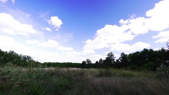 landscape with clouds