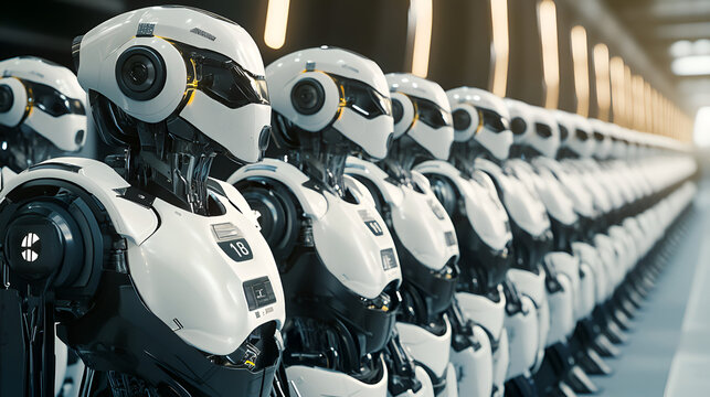 robots formados tecnologia e innovacion con inteligencia y ciencia ingenieria y genios interaacion del futuro
