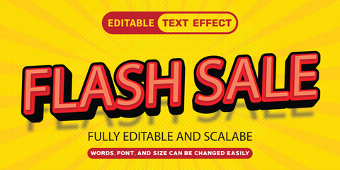 FLASH SALE EDITABLE TEXT EFFECT
