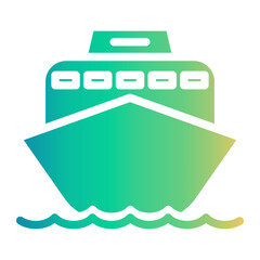 ship Gradient icon