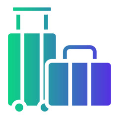 suitcase Gradient icon