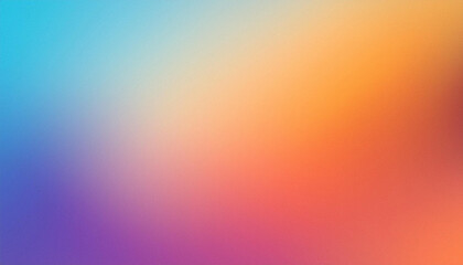 Obraz premium gradient blurred colorful with grain noise effect background, for art product design, social media, trendy, vintage, brochure, banner; screen saver; modern display backdrop