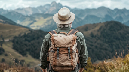 A man wearing a straw hat