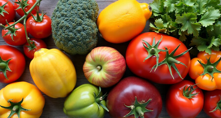 vegetables and fruits