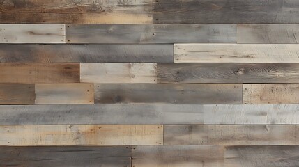 Naklejka premium Rustic Charm - Interior Design with Distressed Wood Wall in Industrial Setting
