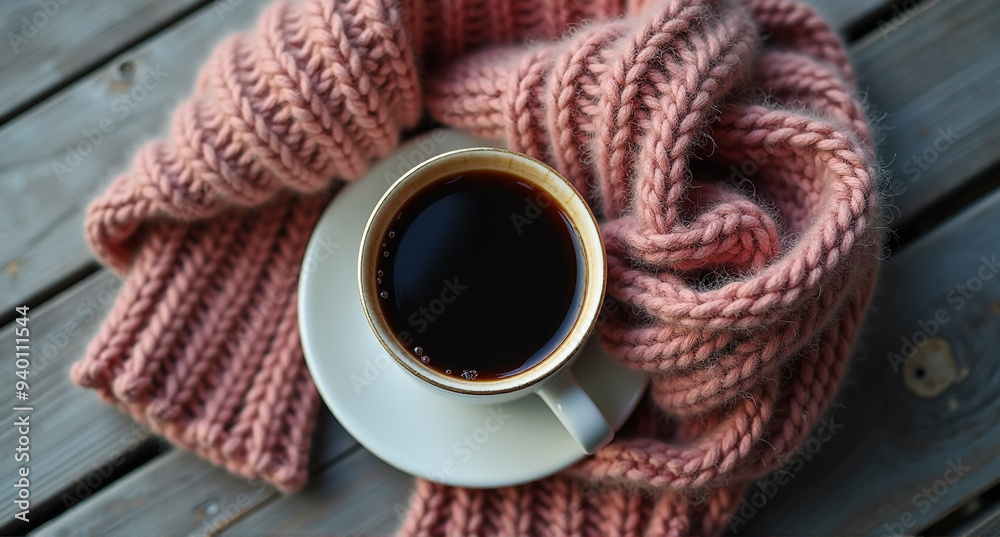 Canvas Prints cup of coffee with sticks