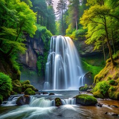 Fototapeta premium waterfall in the forest