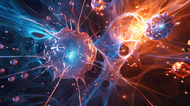 Dynamic visualization of the interactions between quarks and gluons within a proton