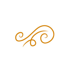 classic swirl decoration flourish 