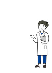 医療 メディカルケア 「案内」「紹介」「説明」をする人 13