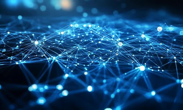 Abstract Network Connection Background