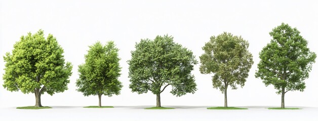  tree isolated on white