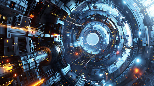 Futuristic particle accelerator with emphasis on studying interactions between electrons and positrons