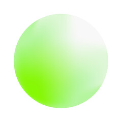 Gradient round geometric shape illustration on white